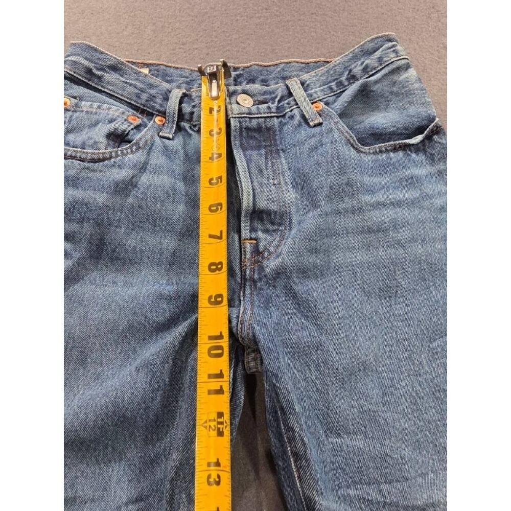 Vintage Y2K Levi's Y2K Jeans 501 Button Fly w26xL30 Blue A008463 - Picture 4 of 14